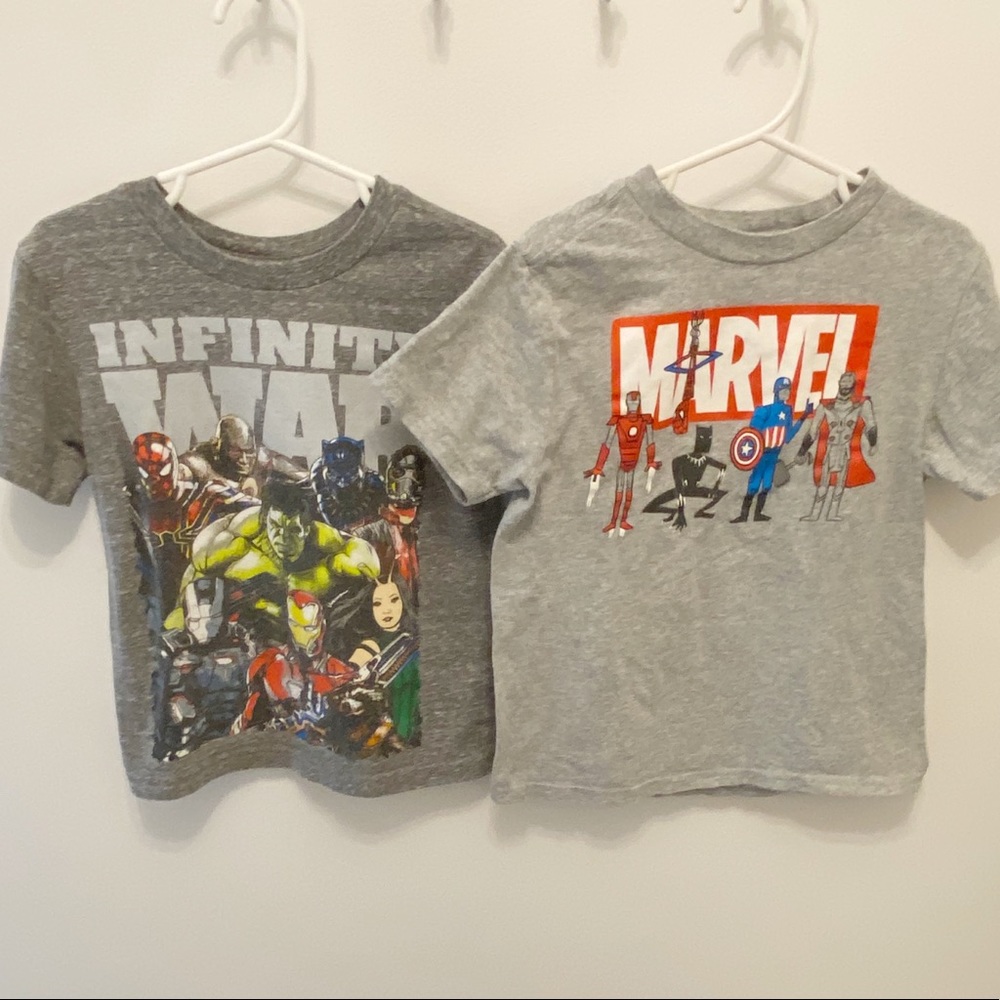 Marvel Avengers XS (4) Toddler Boys Shirts